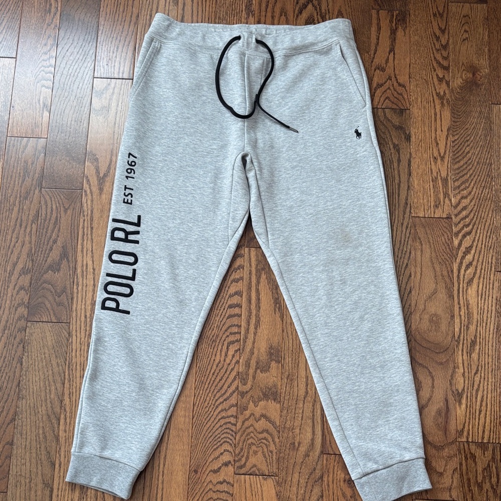 Gray Polo RL Man’s Jogger Sweatpants